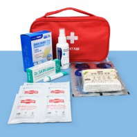 고급형 구급함 대일밴드 프리미엄 24매(오리지널+방수밴드) 연고 면봉 소독제 구급파우치