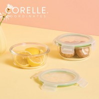 코렐_코디네이츠 브리즈 유리밀폐용기 원형 2종