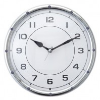 가성비 실용 크롬유광 벽시계 SI221