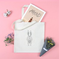 메이드유 에코백 기본형(미색) 34x34