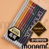 모나미 바우하우스육각지우개연필(클래식12p) (모나미공식협력업체)