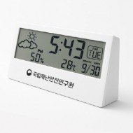 리움 LCD  온습도 탁상용 시계 D-C90