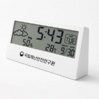 리움 LCD  온습도 탁상용 시계 D-C90