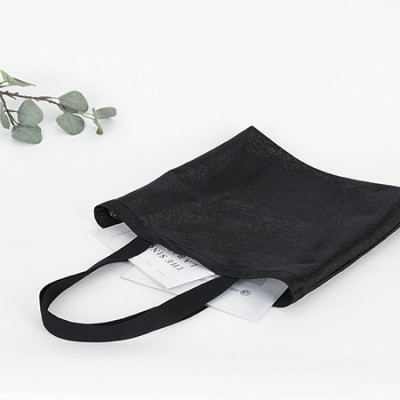 국내산 블랙메쉬에코백 대