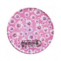 원형 멜라민냄비받침(국화)