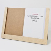 자작프레임 북타입 탁상달력(심플/위클리스케줄)