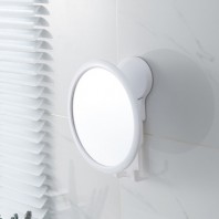 클린바스 심플 디자인 면도기 거치 가능 면도 거울 메이크업 거울 CC436