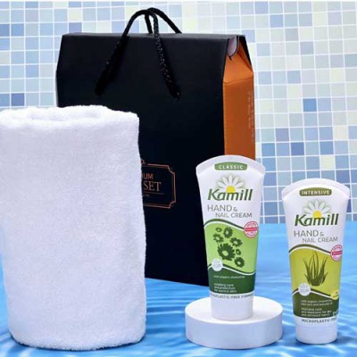 ((독일 카밀 핸드크림+ 송월 타올 호텔 수건 세트))) 송월타월 타올선물 타월 세트/// 타올세트 타월선물/// 답례품