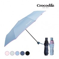 크로커다일 3단 바이어스 수동 우산 VIP (칼라인쇄)