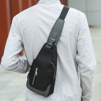 제이탑 심플 투톤 크로스백 슬링백