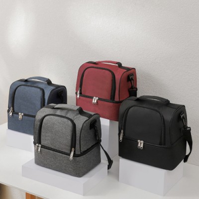 피크닉 아치형 다포켓 오픈 보냉백 3단보온보냉