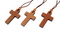 원목 십자가 목걸이 DR-30