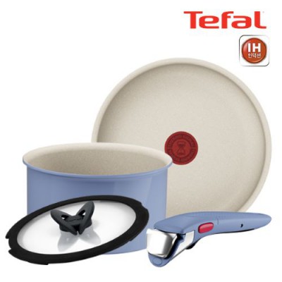 테팔 매직핸즈 IH 인덕션 세레니티 솔트 블루 4p