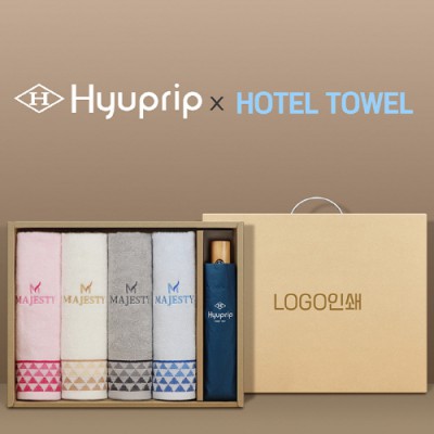 협립3단마시멜로완전자동우산 +마제스티앵글세면타월4P