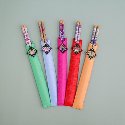 나빌레라 전통패턴 고급나무젓가락세트