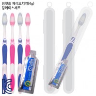 데일리칫솔 페리오치약(4g) 링케이스세트