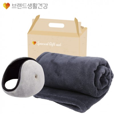 브생건 방한세트 72호(청음 귀마개+따소담 무릎담요)