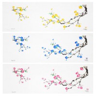 롱가제 나염 스카프