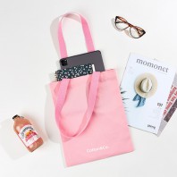 [국내제작] 코튼앤코 커스텀 세로형 컬러 에코백 28x36