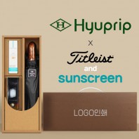 협립 3단 70 암막고밀도 완전자동우산 +선크림+타이틀리스트 골프공 3구-세트