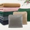 120 솔리드극세사쿠션담요