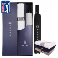 PGA 2단완전자동 암막 우양산+130g 면사타올 세트