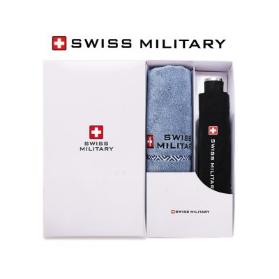 스위스밀리터리 3단수동무지+160g타올 세트