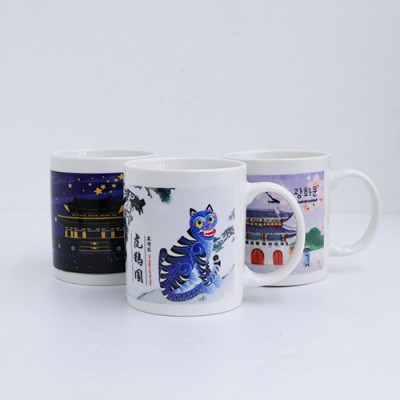 나빌레라 민화일러스트 머그컵