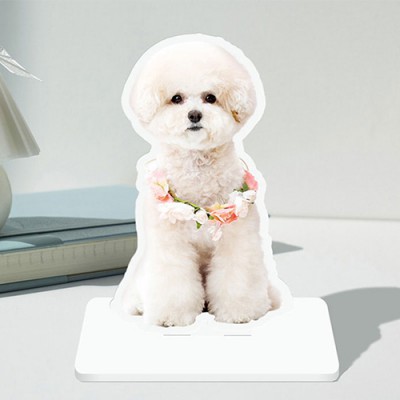 미니 등신대 대 140x340mm 실사 출력 매장 인물 스탠드 입간판