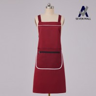 세븐몰  라인 지퍼 앞치마
