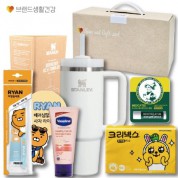 브생건58호(스탠리 퀜처887ml텀블러+크리넥스휴대용티슈+카카오여행용양치세트+바세린 핸드크림+멘소래담 립밤)