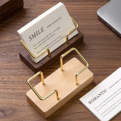 제이엘 스터디 목재 명함홀더