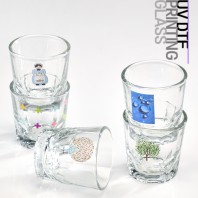 드망즈 UV DTF필름인쇄 글라스소주잔