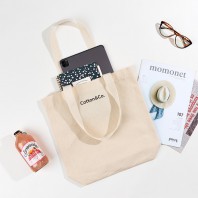 [국내제작] 코튼앤코 커스텀 일상형 에코백(36x36x10)