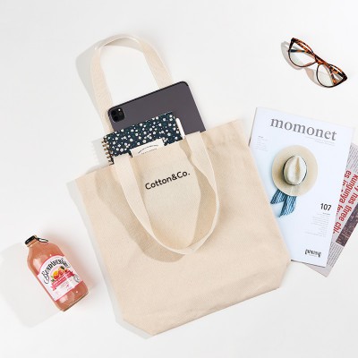 [국내제작] 코튼앤코 커스텀 일상형 에코백(36x36x10)