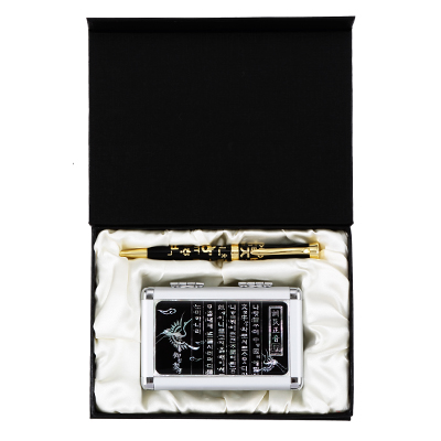 한글볼펜+훈민정음흉배자개손톱깎이2종세트