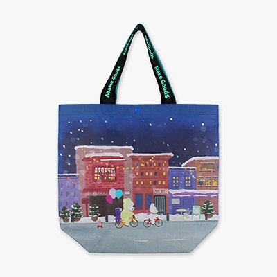 rPET 에코백｜리유저블 에코백｜각민자형｜420 * 400 * 150｜MF1029