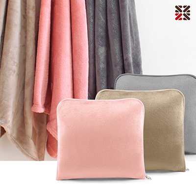 베이직극세사 삼면쿠션담요