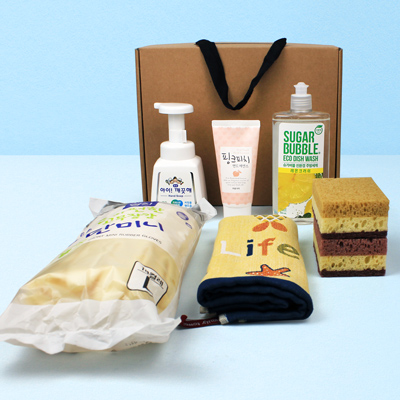 단미니 고무장갑 10켤레 핸드워시 핸드크림 7종세트