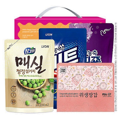 참그린 매실300리필 비트액체 피죤 정사각위생장갑 4종세트