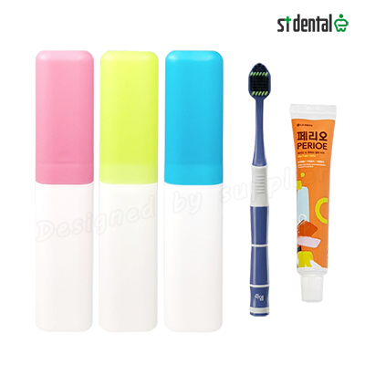 뉴 따봉 죽염광폭LG칫솔 페리오 칫솔치약세트