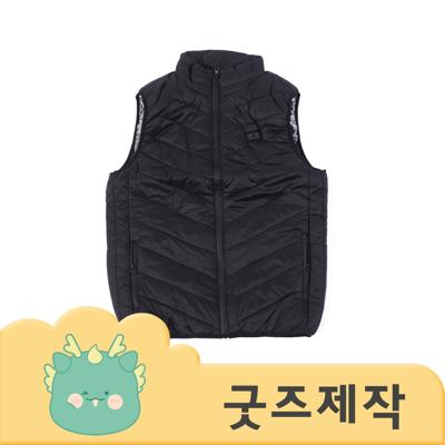 ZA490 [커스텀굿즈] 풀오버인쇄 핫워커 다운 코튼 11패드 발열조끼 (박스제작가능)