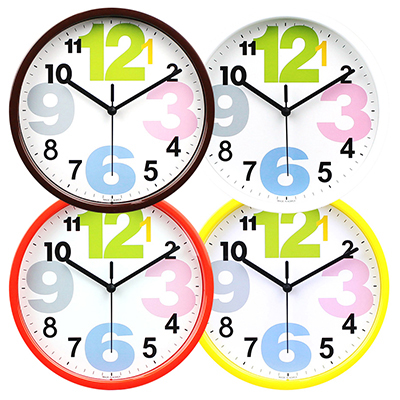 215 파스텔숫자벽시계