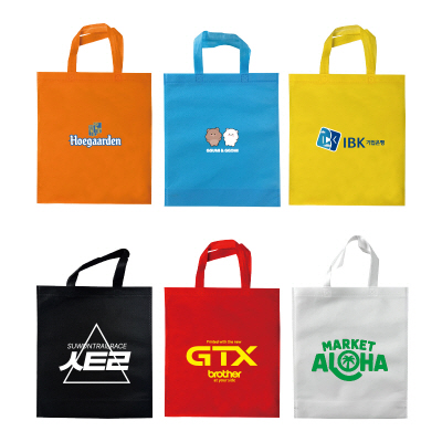 미니 부직포 가방 일반형 6컬러 24x27cm