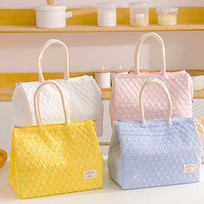 피크닉가방 지퍼형 보온보냉 쿨러백 4컬러 생활방수 도시락 가방