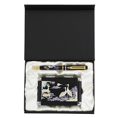 송학나전워터펜+십장생나전손톱깍이 2종세트