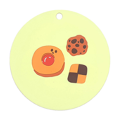 칼라 실리콘 냄비받침(쿠키)