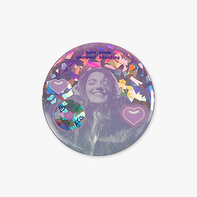 주문제작｜핀버튼｜홀로그램｜75*75｜MF1439