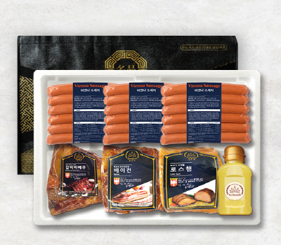 [퀸주트] 독일스타일 프리미엄 수제햄 선물세트 5호(소스 증정)