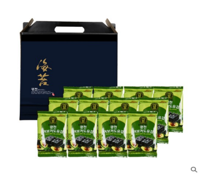 25추석 선물세트 [명품 광천김] 도시락12봉 선물세트